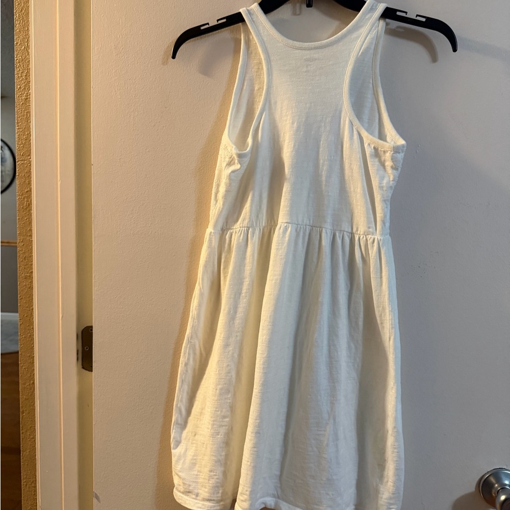 Old Navy Girls Ivory Sleeveless Knit Dress | Size XL (14)